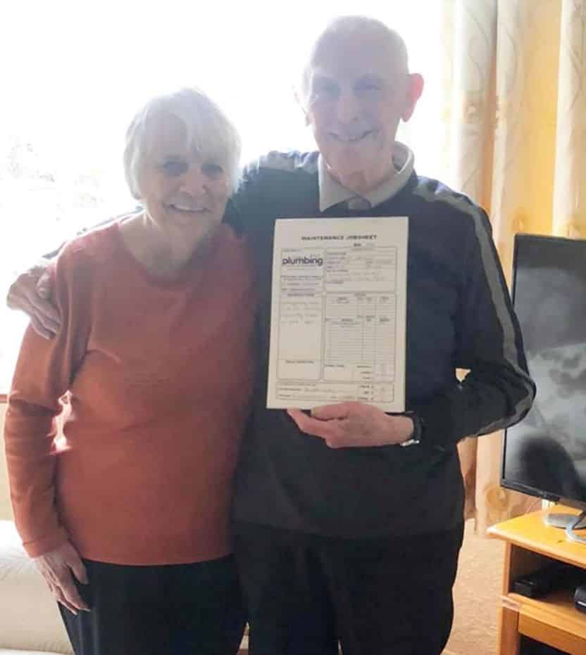 eldery couple